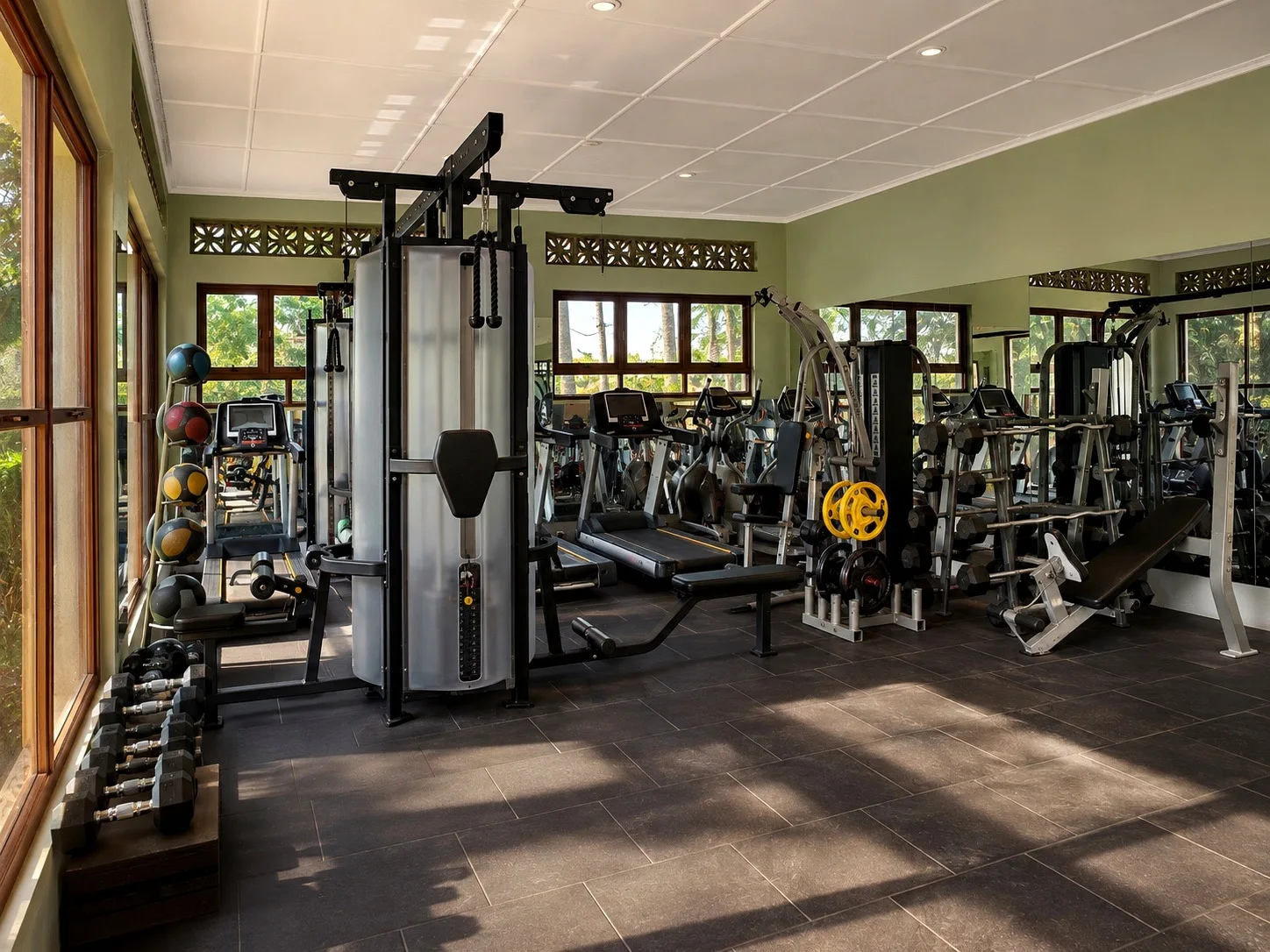 Gym at Kalya Courts Hotel